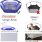 Pawaboo Small Animals Playpen, Waterproof Small Pet Cage Tent with Zippered Cover, Portable Outdoor Yard Fence with 3 Metal Rod for Chick/Kitten/Puppy/Guinea Pig/Rabbits/Hamster/Chinchillas,Indigo
