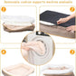 Washable Orthopedic Dog Bed for Large Dogs, Waterproof Dog Bed with Bolster, Big Couch Sofa Dogs Beds with Removable Cover & Non-Slip Bottom