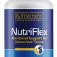 Rx Vitamins NutriFlex for Cats & Dogs - Glucosamine for Dogs Hip and Joint Supplement - with Bovine Collagen and Chondroitin - Joint Pain Relief & Anti Inflammatory for Dogs - Beef Liver (90 Chews)