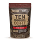 Instant Mushroom Coffee Dark Roast (60 Servings) With 10 Mushrooms (Lions Mane, Cordyceps, Turkey Tail & Other) Mixed With Gourmet 100% Arabica Instant Coffee for Focus & Gut Health Support