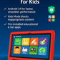 10.1 Inch Kids Tablet with Shockproof Case | Android 14, 64GB+8GB RAM, 12H Battery | Parental Control, Google Kids Space & Preloaded Educational Apps | WiFi 6, HD Display, Ages 3-12