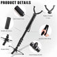 Shooting Stick with V Yoke, 22-62 inches Adjustable Aluminum Shooting Monopod for Hunting Rifles