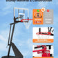 IGL In ground Basketball Hoops Outdoor, 10ft Height Adjustable Basketball Goal In ground with Shatterproof Backboard and Pro-Style Rim