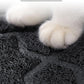 Yimobra Cat Litter Mat, 35.4"x23.6" Litter Box Mat with Litter Lock Mesh, Soft Cat Litter Mat Litter Trapping Mat, Easy to Clean, Non-Slip, Water Resistant, Litter Free Floors, Black