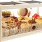 Prolee Hamster Cage with Openable Metal Mesh Top,Hamster Enclosure and Gerbil Cage with Clear Panels for Hamster Habitat,Solid Built with Lock Design (40“x20”x20)