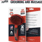 Tuff Pupper Round Bristle Soft Brush for Dogs and Cats | Gentle Grooming for Short or Long Hair | Soft Pin Tool for Sensitive Skin | Detangle & Remove Loose Fur | For Dematting & Detangling Undercoat
