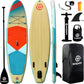Highpi Inflatable Stand Up Paddle Board for Youth and Adults – Wide Sup with Premium Accessories, Blow Up Paddleboard for Surfing, Fishing, Yoga & More