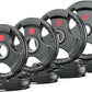 XDDIAS Rubber Weight Plates for Barbell, 2-Inch Olympic Grip Plate for Strength Training, Weightlifting and Bodybuilding in Home & Gym, Solid Cast Iron Weight Plates Pair and Sets