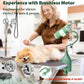 L&W BROS. 2-in-1 Pet Hair Dryer with Clamp Stand – Wearable & Hands-Free Dog Grooming Dryer, 950W Low Noise Blower with 5 Heat & 3 Speed Settings, for Small to Medium Pets (Green)