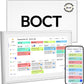BOCT 21.5'' Digital Calendar Wall - 32GB Memory Touch Screen Chore Chart Smart Calendar,Digital Planner,Auto-Sync,APP Control,Interactive Family Schedules, Gift for Mother