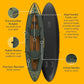 Retrospec Coaster Single & Tandem Inflatable Kayak