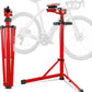 Upgraded Bike Repair Stand Max 176 lbs, Heavy Duty Bicycle Repair Stand, Portable Aluminum E Bike Stand Manintenance Workstand for Any Bike, Heavy E-Bike, Mountain Bike and Road Bike, Red