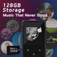 128GB MP3 Player with Bluetooth, Portable Music Player with Built-in Speaker, Enjoying Your Digital Music and Audiobooks Anytime,Includes FM Radio,Recorder,E-Book,and Comes with Earphones