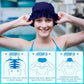 Soulchen 3 Pcs Swim Cap Women Adult with Ruffled Edges Nylon Cloth Swimming Cap for Women Bathing Hats Swim Turban Waterproof Swimming Hat