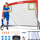 Kids Soccer Goal for Backyard, 6x4 9x5 FT Portable Soccer Nets Pop Up with Ball, Agility Ladder, Cones, Target & Carry Bag for Toddler Youth Outdoor Indoor Training Practice Sports Games Play