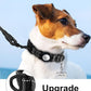 TagME Airtag Dog Collar,Waterproof Reflective Pet Collar with Airtag Holder,Soft Padded and Double D-Rings for Puppy,Black
