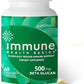 Ultra Strength Immunity - Clinically Proven Immune Support - Wellmune Highly Purified Beta Glucan - Gluten-Free, Non-allergenic, Non-GMO and Vegan Capsules - 60 Capsules, 500 mg