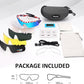 BangLong Polarized Sports Sunglasses Cycling Sun Glasses for Men Women with 5 Interchangeable Lenes for Running Baseball Golf