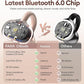 2 in 1 Clip on Open Ear Headphones Wireless Earbuds, 0 Delay Bluetooth 6.0, Ultra-long 140H Play, Auto L-R Recognition Touch Control, Hybrid Noise Reduction for Work Fitness Daily Use,Ctbuds Rose Gold