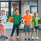 3-Piece Sports Balls Set, Includes Size 5 Basketball, Size 4 Soccer Ball, Size 6 Football & Pump, Sports Equipment Perfect Sports Gift for for Boys, Girls, Teens, and Adults