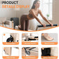 Professional Pilates Reformer Machine with Jumpboard, Reformer Box & Foot Straps – Studio-Grade Wood Frame Equipment for Home Workouts, Adjustable Resistance & Smooth Glide System