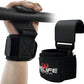 RELIFE REBUILD YOUR LIFE Lifting Hooks for Men and Women(Pair), Pull Up Straps, Gym Reapers Lifting Wrist Grips, Heavy Powerlifting, Lifting Hooks for Weight Lifting
