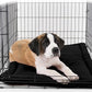 K9 Ballistics Tough Ripstop Dog Crate Pad - Durable & Machine Washable with Non-Skid Bottom and 120-Day Warranty, Fits 30" Wire Crates - Small, Obsidian Black