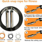 Weighted Jump Rope for Men Women -Interchangeable 1/5lb 1/4lb 1/2lb Heavy jump ropes - 360 Degree Spin - Length Adjustable,Ergonomics Leather Grip Skipping Rope for Fitness Weight Loss & More