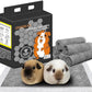 Guinea Pig Bedding, Disposable Guinea Pig Cage Liners, Charcoal Odor Controlling Absorbent Waterproof Pee Pads for Rabbits, Hamster and Other Small Animals. 18''x24'',50 Count