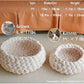 Cat Nest Bed – Premium Handwoven Washable Extra Soft Round Cave House for Indoor Kitten & Kitty, Small & Large (Cloud White,Medium)