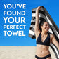 Dock & Bay Beach Towel - Quick Dry, Sand Free - Compact, Lightweight - 100% Recycled - Includes Bag - Cabana - Kamari Charcoal - Extra Large (200x90cm, 78x35)