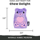 Barkbox Bear Hugger Dog Toy for Aggressive Chewers | 2-in-1 Plush & Rubber Treat-Dispensing Toy for Small Dogs | Puppy Teething Toys & Dog Toys to Keep Them Busy