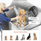 VEVOR Professional 304 Stainless Steel Dog Bathing Station, 50 inch Pet Grooming Tub w/Anti-Slip ramp, Storage Drawer, Cold Hot Faucet Showerhead, for Large & Medium & Small (Left Door, with Drawer)