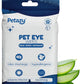 Pet Eye Wipes for Dogs | 3X Larger Unscented Hypoallergenic Gentle Eye Cleaner Wipes for Dogs & Cats | Pet Tear Stain Remover Wipes | 60 Count