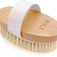 Dry Brushing Body Brush SCALA Natural Bristle Body Brush, Soft Body Exfoliating Brush Scrub for Dead Skin, Cellulite, Lymphatic Drainage, Blood Flow – Thicker & Stronger Medium Strength