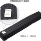 110 Inch Black Karate Belt, 280cm Taekwondo Solid Rank Martial Arts Belts Universal Fit for Judo/Karate/Taekwondo