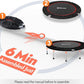 BCAN 38"/40''/48'' Foldable Mini Trampoline Fitness Trampoline with Safety Pad,Rebounder Exercise Trampoline for Adults Indoor/Garden Workout,Max Load 300lbs/440lbs