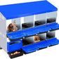 Chicken Nesting Box, 8 Hole 2 Layer Hen Nest Boxes, Roll Away Eggs Laying Boxes,Cleanable Pull Out Hen Roosting Boxes