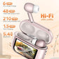 Wireless Earbuds, Bluetooth 5.4 Ear Buds with Multifunctional Touch Screen, ANC/ENC Noise Cancelling Headphones with 48H Playtime, Bass Stereo Sound, for Laptop, Android/iOS, Pad, Rose Gold
