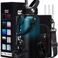 32/40/64/128 oz Insulated Water Bottle with straw & Spout Lids Keep Cold 48H Hot 24H, Large Water Flask Bottle with Shoulder Carrier Bag, Paracord Handle & Boot for Gym, Workout & Beach