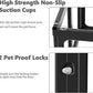 Clear Acrylic Dog Playpen with Door, for Puppy Cat Rabbit Transparent Pet Pen, Black Dog Playpen Indoor, Dog Fence, Easy Assemble & Cleaning Dog Pen for Small & Medium Dogs (23.6“ Height, 10PCS)