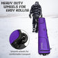 Goloni Ski Bag with Wheels,Padded Snowboard Bag for Air Travel,600D Waterproof Fabric,Foldable Snow Bag Fits 2 Pairs Skis