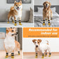 Reflective Dog Socks to Prevent Licking Paws, Dog Paw Protector, Hardwood Floors Anti Slip, Non Slip Dog Socks with Grippers, Dog Booties and Paw Protectors for Indoor Use - Size Large