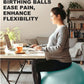 Trideer Yoga Ball – Anti-Burst Exercise Ball for Pregnancy, Office, Birthing, Stretching & Core Workout – Home Gym & Therapy