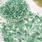1lb Green Aventurine Aquarium Gravel Rocks Natural Tumbled Healing Crystal Chips Bulk Gemstones Crushed Stones for Fountain Vase Filler Planters Decorative Fish Tank Potted Reiki Energy Balancing