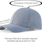VOBOOM Men Snapback Trucker Hat, Baseball Cap for Breathable Side Laser Cut Holes