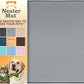 Neater Pet Brands Neater Mat - Waterproof Silicone Pet Bowls Mat - Protect Floors from Food & Water (19" x 12", Gunmetal)