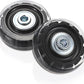 OwnMy 50mm x 17mm Clear Luggage Wheels Replacements Set of 2 - Mute Suitcase Swivel Wheels Kit With Screws, Axles, Bearings - Rotatable Rubber Silent Wheels