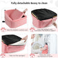 Dog Car Seat for Small Medium Dogs,Detachable Washable Dog Booster Seat Under 30lbs, Pet Car Seats Travel Bed with Storage Pockets and Safety Belt(Pink)