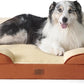 Bedsure XL Plus Orthopedic Dog Bed for Extra Large Dogs - Washable XLarge Dog Cat Bed Waterproof, Comfort Dogs Couch Sofa with Washable Removable Cover, Pet Bed with Nonskid Bottom, Ember Clay, 48"